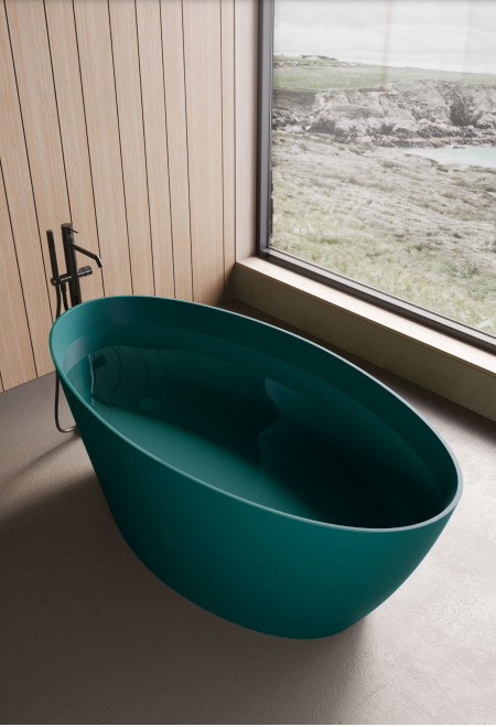 BAIGNOIRE DESIGN LAKE VERDE BLUASTRO