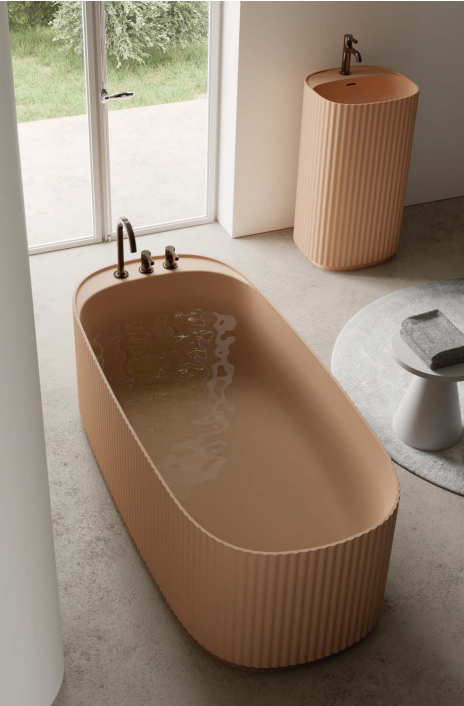 BAIGNOIRE DESIGN GIOVE SALMONE